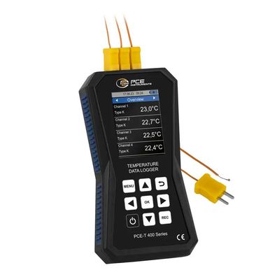 Vier-Kanal Digitalthermometer PCE-T 420