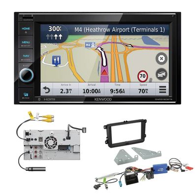 Kenwood Navigationssystem Apple CarPlay für Skoda Praktik ab 2007 Canbus LFB