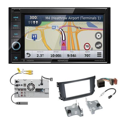 Kenwood Navigationssystem Apple CarPlay für Smart ForTwo 2010-2015 schwarz