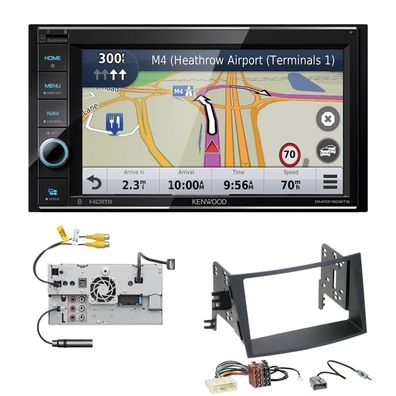 Kenwood Navigationssystem Apple CarPlay für Subaru Legacy V 2009-2014 schwarz