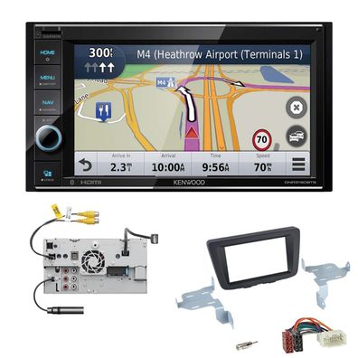 Kenwood Navigationssystem Apple CarPlay für Suzuki Baleno ab 2016 in schwarz