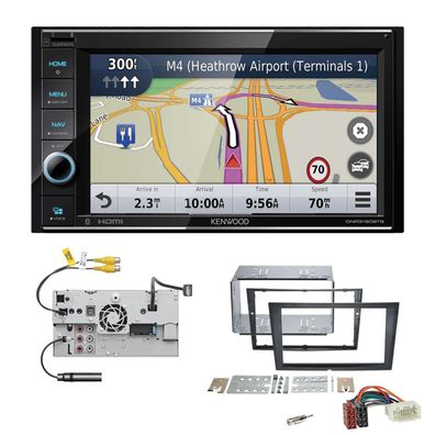 Kenwood Navigationssystem Apple CarPlay für Suzuki Wagon R+ 2000-2006 schwarz