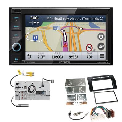 Kenwood Navigationssystem Apple CarPlay für Toyota Corolla Verso schwarz
