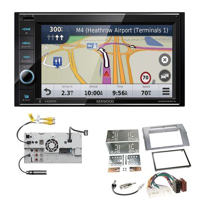 Kenwood Navigationssystem Apple CarPlay für Toyota Corolla Verso silber
