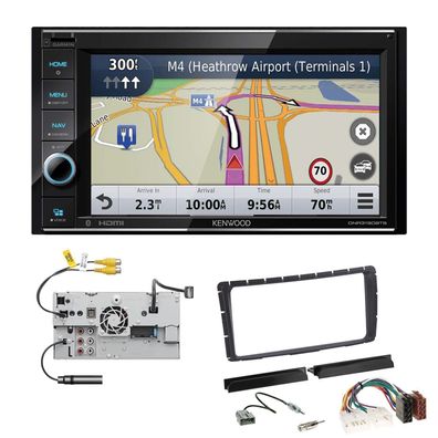 Kenwood Navigationssystem Apple CarPlay für Toyota Hilux ab 2011 schwarz