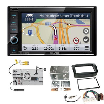 Kenwood Navigationssystem Apple CarPlay für Toyota RAV 4 III 2006-2013 schwarz