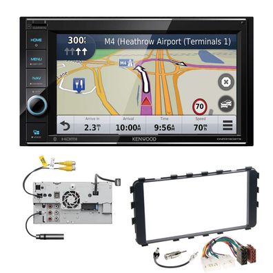Kenwood Navigationssystem Apple CarPlay für Toyota Yaris 2006-2011 mit OEM-Navi
