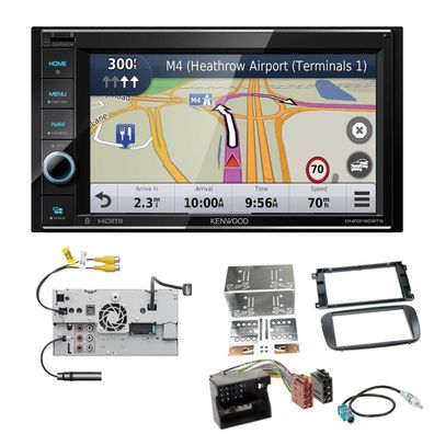 Kenwood NavigationApple CarPlay für Ford Focus II Facelift 2008-2010 schwarz