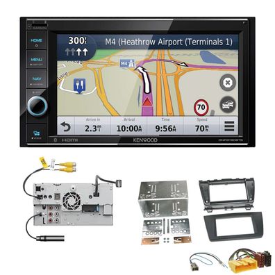 Kenwood Navigation Apple CarPlay für Mazda 6 2008-2012 Rubbertouch schwarz