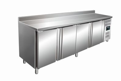 SARO Kühltisch mit 4 Türen und Aufkantung, Modell KYLIA GN 4200 TN