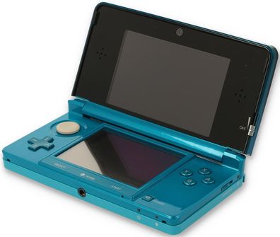 Nintendo 3DS Konsole in Aqua Blau Blue OHNE Ladekabel - Zustand Sehr gut