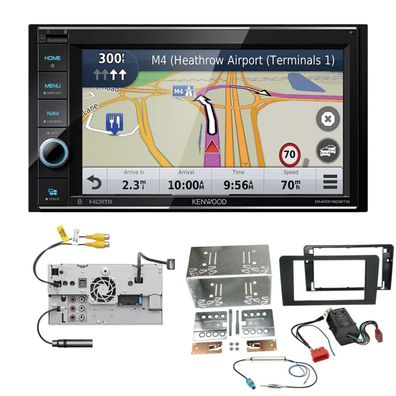 Kenwood Navigationssystem Apple CarPlay HDMI für Audi A3 in schwarz Vollaktiv