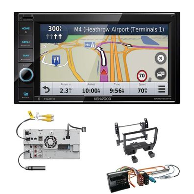 Kenwood Navigationssystem Apple CarPlay HDMI für Citroen DS3 ab 2010 schwarz