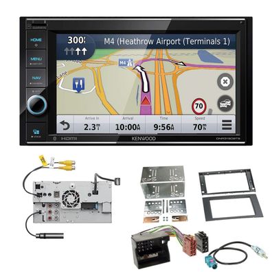 Kenwood Navigationssystem Apple CarPlay HDMI für Ford Kuga II schwarz 2008-2012