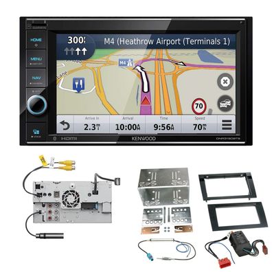 Kenwood Navigationssystem Apple CarPlay für Audi A4 2004-2009 Vollaktiv Bose