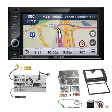 Kenwood Navigationssystem Apple CarPlay für Audi TT 2006-2014 schwarz Teilaktiv