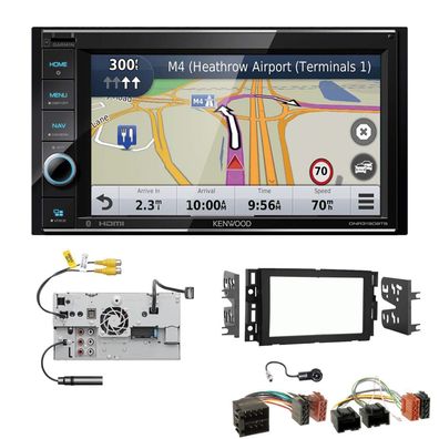 Kenwood Navigationssystem Apple CarPlay für Chevrolet Equinox Facelift 2007-2009