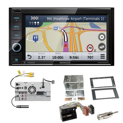 Kenwood Navigationssystem Apple CarPlay für Ford Galaxy in schwarz 2006-2007