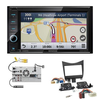 Kenwood Navigationssystem Apple CarPlay für Honda Accord VIII 2003-2007 schwarz