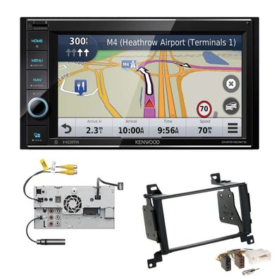 Kenwood Navigationssystem Apple CarPlay für Hyundai Santa Fe II 2007 bis 2012