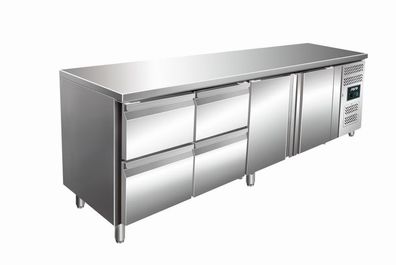 Kühltisch inkl. 2 x 2er Schubladenset Modell KYLJA 4140 TN, Maße: B 2230 x T 700 ...