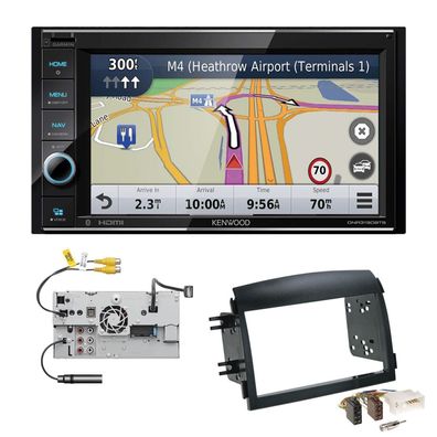 Kenwood Navigationssystem Apple CarPlay für Hyundai Sonata V 2005-2008 schwarz