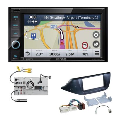 Kenwood Navigationssystem Apple CarPlay für KIA Cee'D ab 2012 schwarz