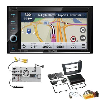 Kenwood Navigationssystem Apple CarPlay für Mazda 3 2009-2013 schwarz