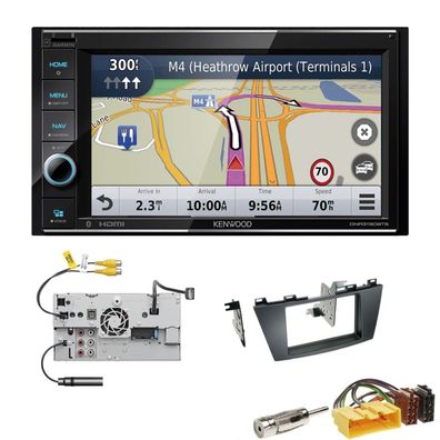 Kenwood Navigationssystem Apple CarPlay für Mazda 5 ab 2010 in schwarz