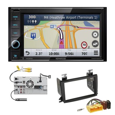 Kenwood Navigationssystem Apple CarPlay für Mazda MPV II 2000-2006 schwarz