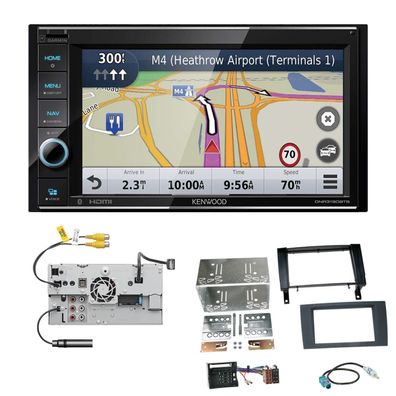 Kenwood Navigationssystem Apple CarPlay für Mercedes Benz SLK 2004-2011