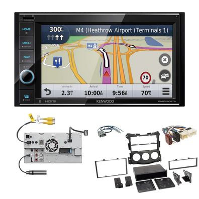 Kenwood Navigationssystem Apple CarPlay für Nissan 370 Z ab 2009 schwarz
