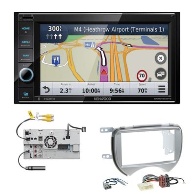 Kenwood Navigationssystem Apple CarPlay für Nissan Micra IV 2010-2013