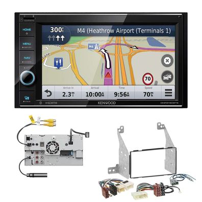 Kenwood Navigationssystem Apple CarPlay für Nissan Pathfinder III 2004-2013