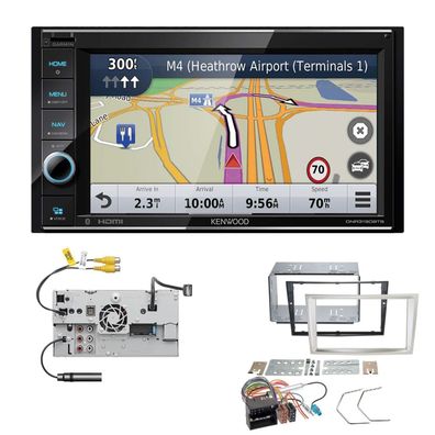 Kenwood Navigationssystem Apple CarPlay für Opel Astra H satin stone