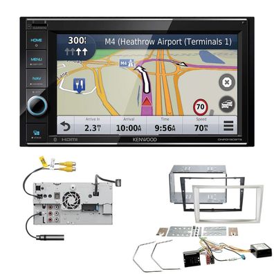 Kenwood Navigationssystem Apple CarPlay für Opel Astra H satin stone inkl Canbus