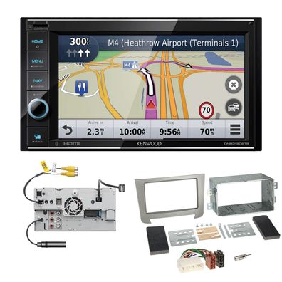 Kenwood Navigationssystem Apple CarPlay für Ssangyong Rexton II ab 2013 silber