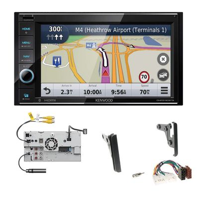 Kenwood Navigationssystem Apple CarPlay für Toyota 4 Runner 2002-2009 schwarz