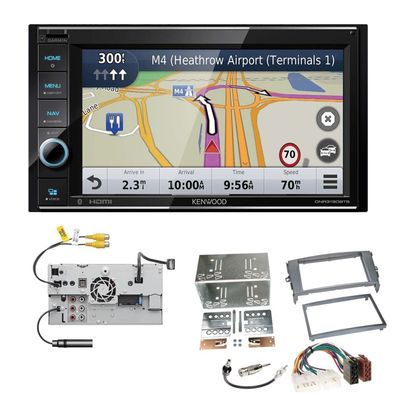 Kenwood Navigationssystem Apple CarPlay für Toyota Auris anthrazit 07-12