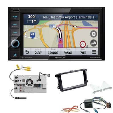 Kenwood Navigationssystem Apple CarPlay für Volkswagen VW CC ab 2012
