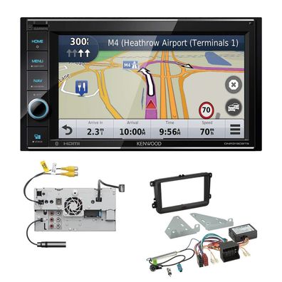 Kenwood Navigationssystem Apple CarPlay für Volkswagen VW EOS black Canbus