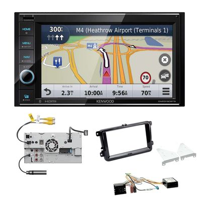 Kenwood Navigationssystem Apple CarPlay für Volkswagen VW Jetta ab 2006