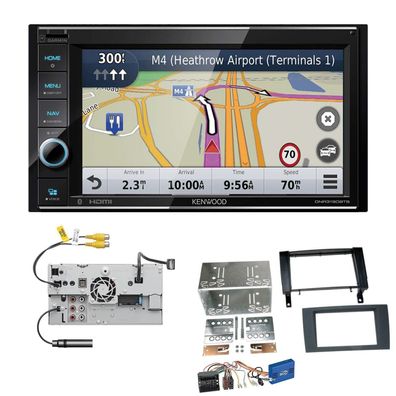 Kenwood Navigation Apple CarPlay für Mercedes Benz SLK 2004-2011 inkl Canbus