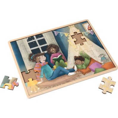 Puzzle Abend-Geschichten Integration