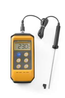 Stoßfester Thermometer mit Digitalanzeige und Stiftsonde 195x85x(H)45mm