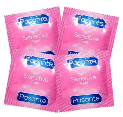 Pasante Sensitive Kondome Gefühlsecht , extra dünne mit Gleitmittel