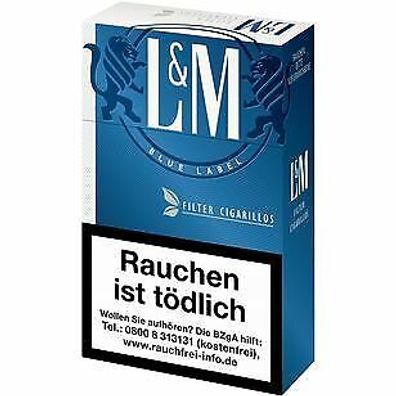 L&M Blue Filter Cigarillos eine Stange