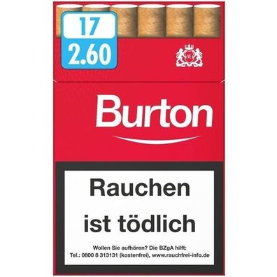 Burton Cigarillos Red 6 Stangen