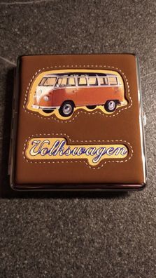 Zigarettenetui / Zigarettenbox: VW Bus Volkswagen Braun