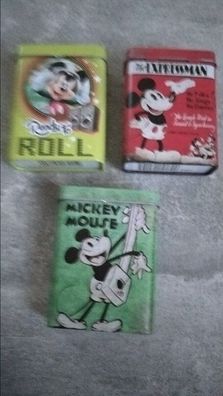 K2 Zigarettenetui / Zigarettenbox: Nostalgie Blech Micky Mouse